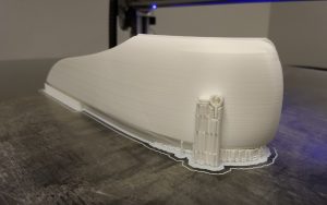 Caddie Dash Trim 3D printed on the 3DP Workbench