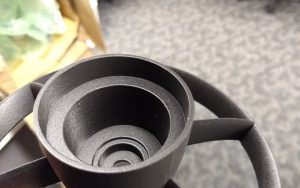markforged 3D printed propeller in Onyx looks injection moulded